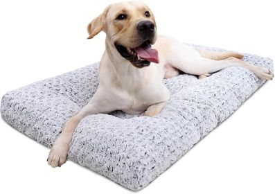 Dog Bed Deluxe Plush Dog Crate Beds Comfy Kennel Pad