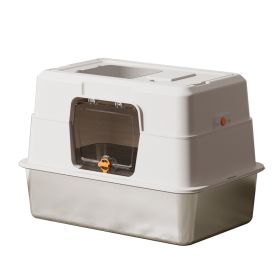 Only Self Pickup---New Model Stainless Steel Fully Enclosed 50x35x10 (Option: WHITE)